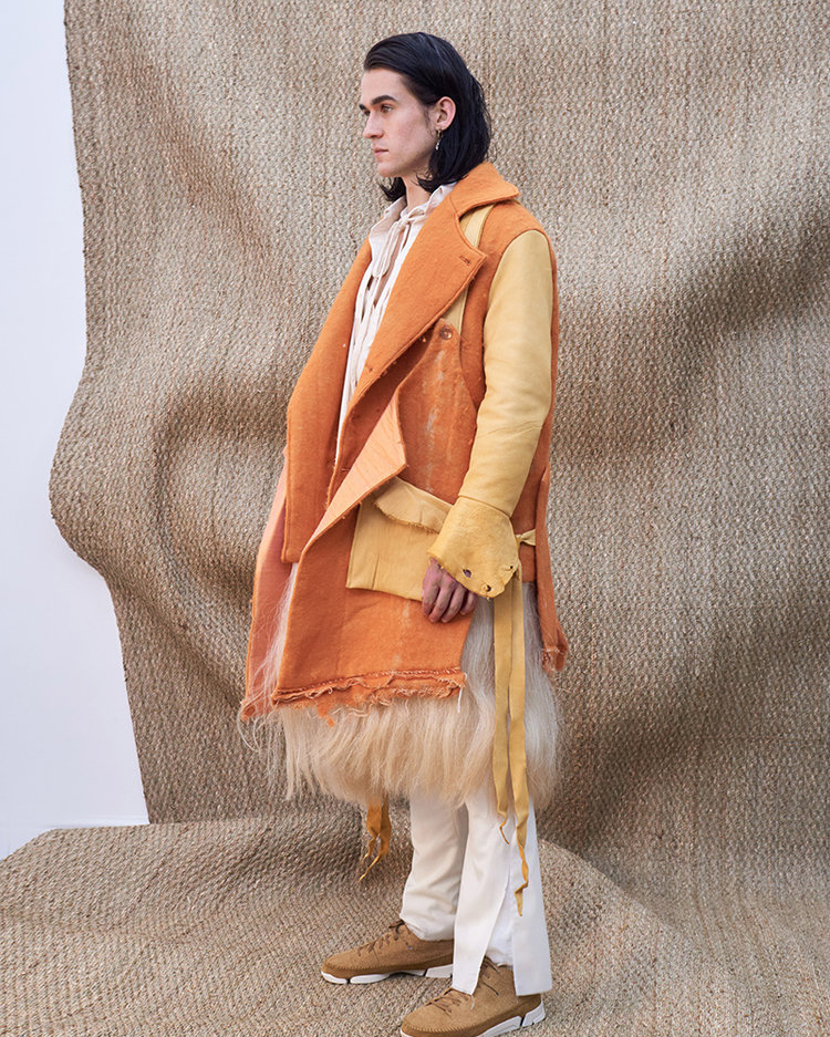 Coat - Curtis Oland (2018) - made with Hessian Cloudwool