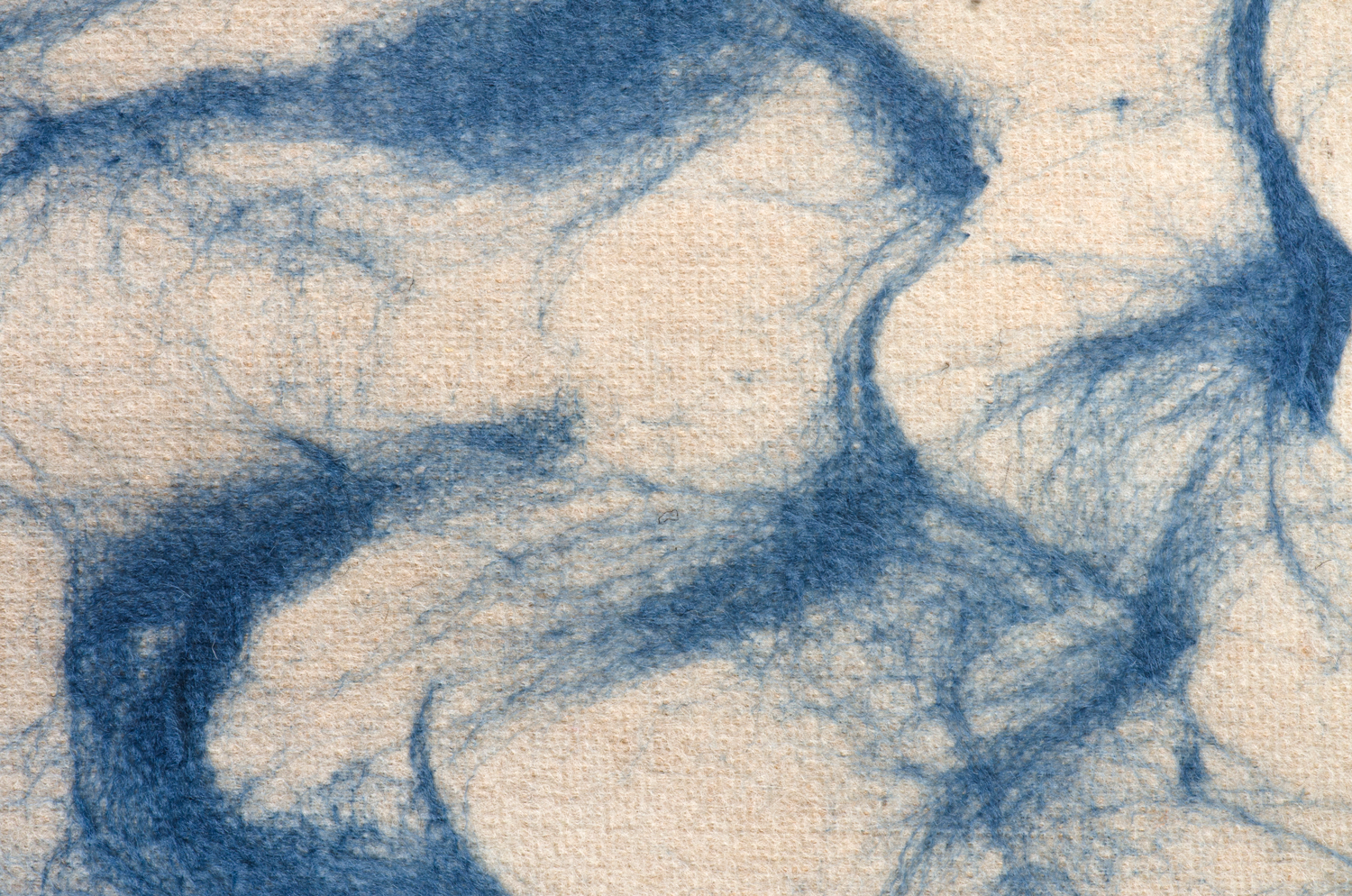 Hessian Cloudwool® + Patches (Natural Dyed Indigo, Woad)