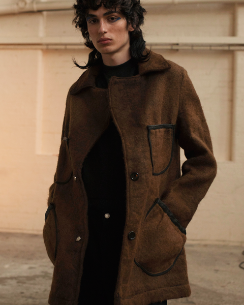Coat - William Palmer - made with Hessian Cloudwool